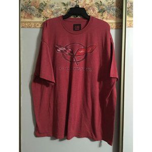 GM Corvette Red 2XL Short Sleeve Car Classic Tshirt